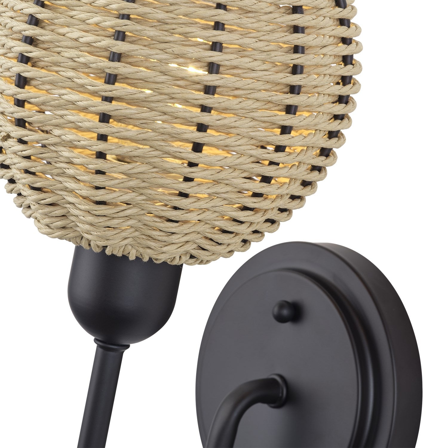 1 Light Bronze Single Sconce