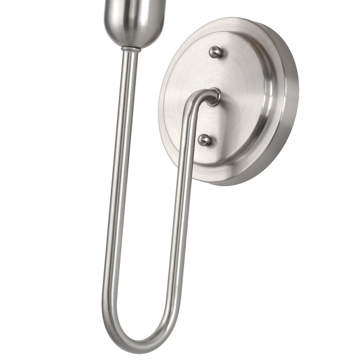 1 Light Brushed Nickel Single Sconce