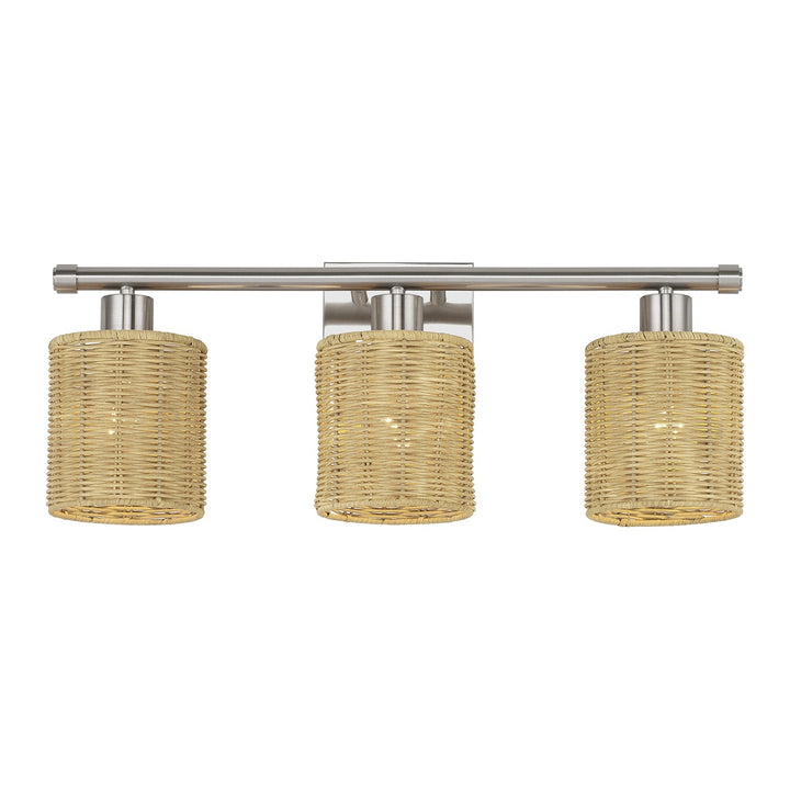 3 Light Brushed Nickel Vanity Sconce