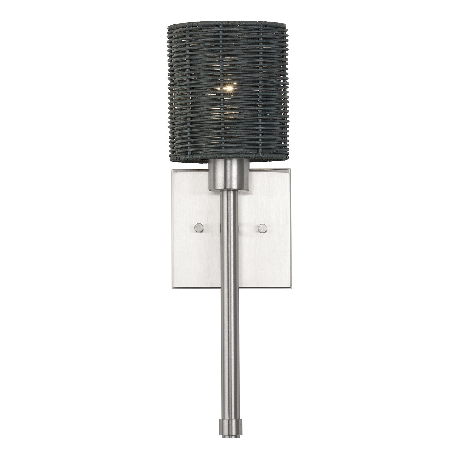 1 Light Brushed Nickel Single Ada Sconce