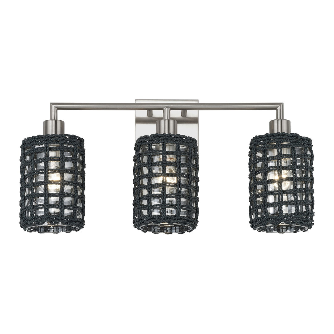 3 Light Brushed Nickel Vanity Sconce