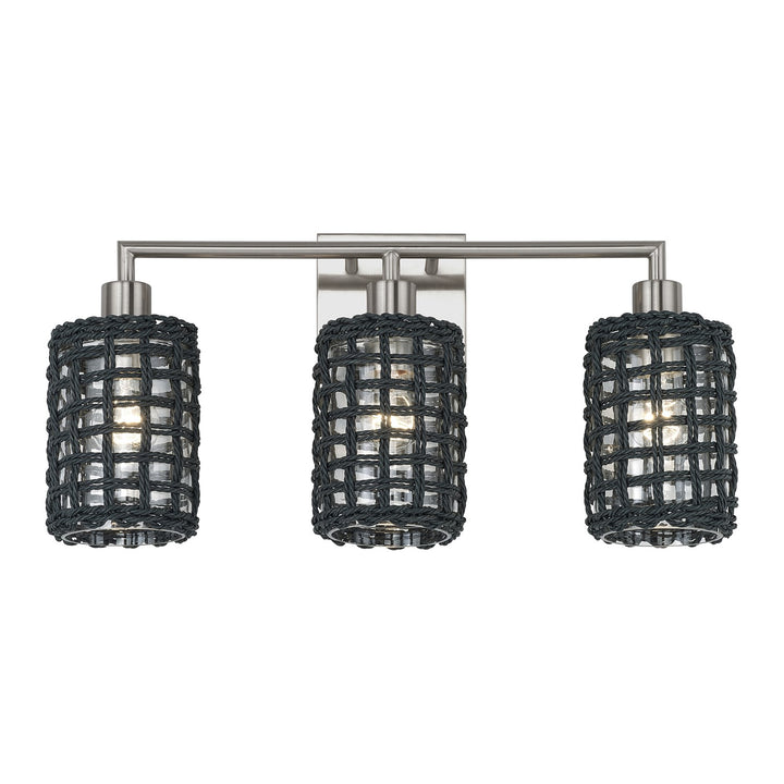 3 Light Brushed Nickel Vanity Sconce