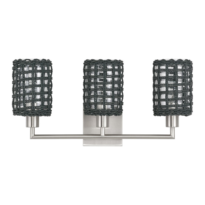 3 Light Brushed Nickel Vanity Sconce
