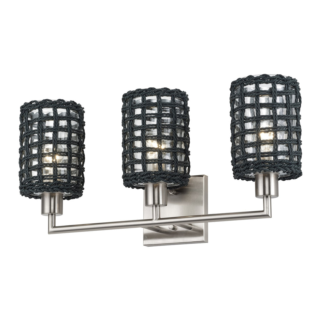3 Light Brushed Nickel Vanity Sconce