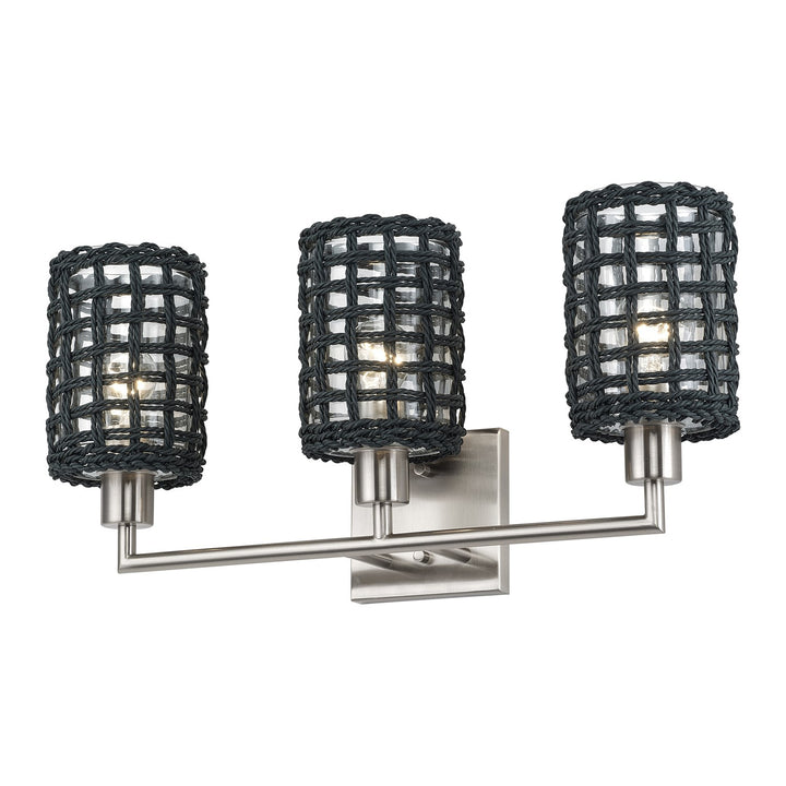 3 Light Brushed Nickel Vanity Sconce