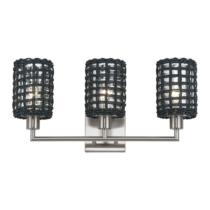 3 Light Brushed Nickel Vanity Sconce