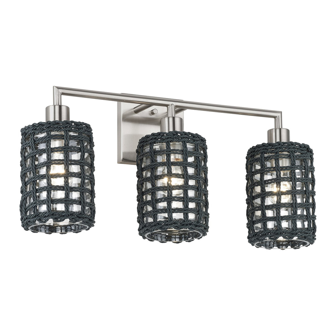 3 Light Brushed Nickel Vanity Sconce
