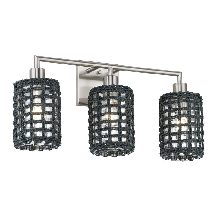 3 Light Brushed Nickel Vanity Sconce