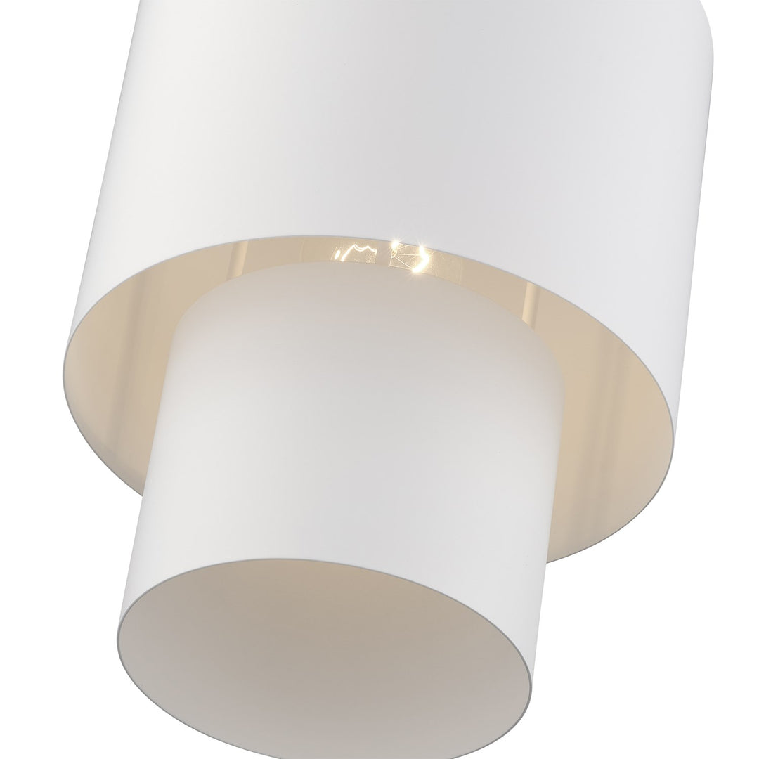 1 Light White Mini Pendant