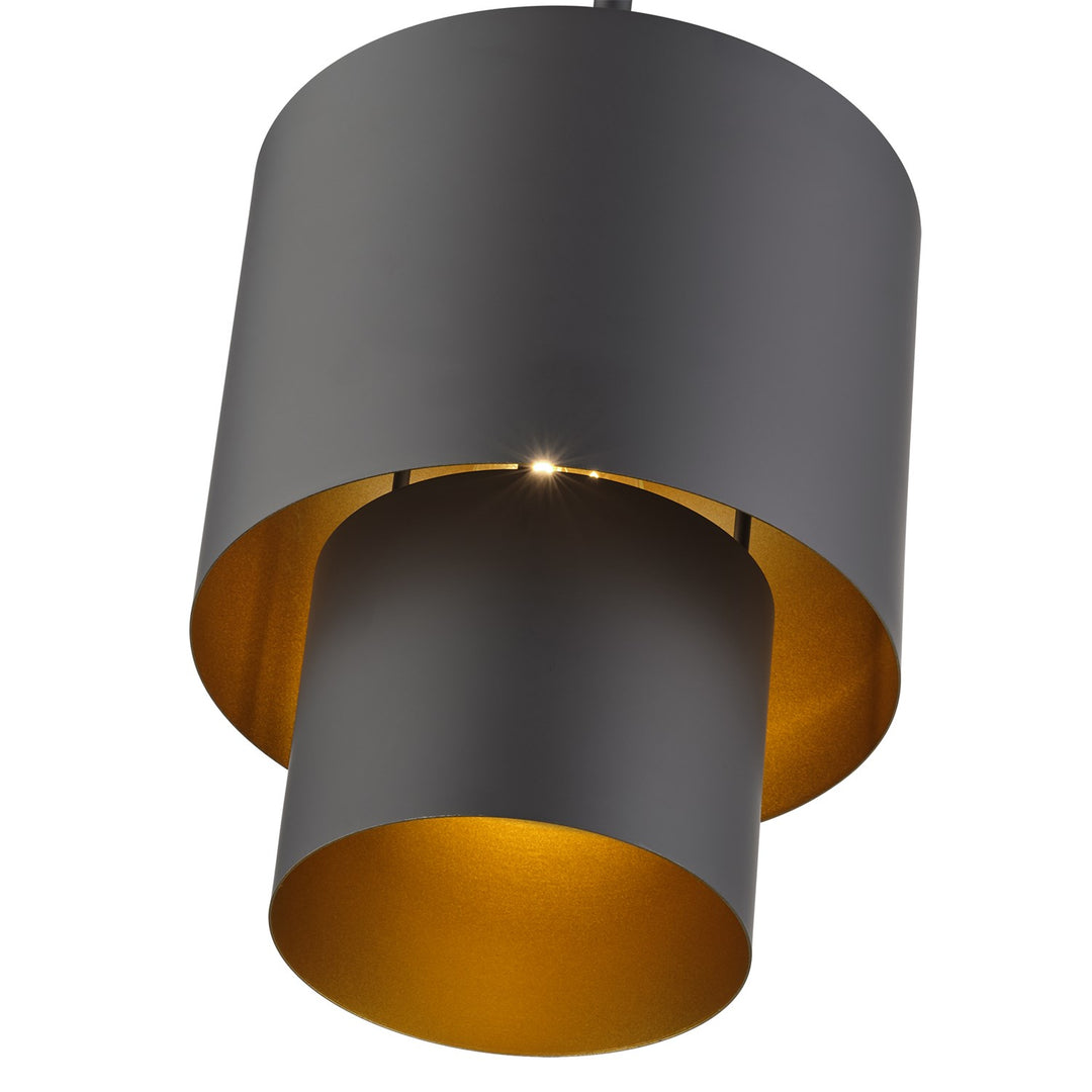 1 Light Bronze Mini Pendant