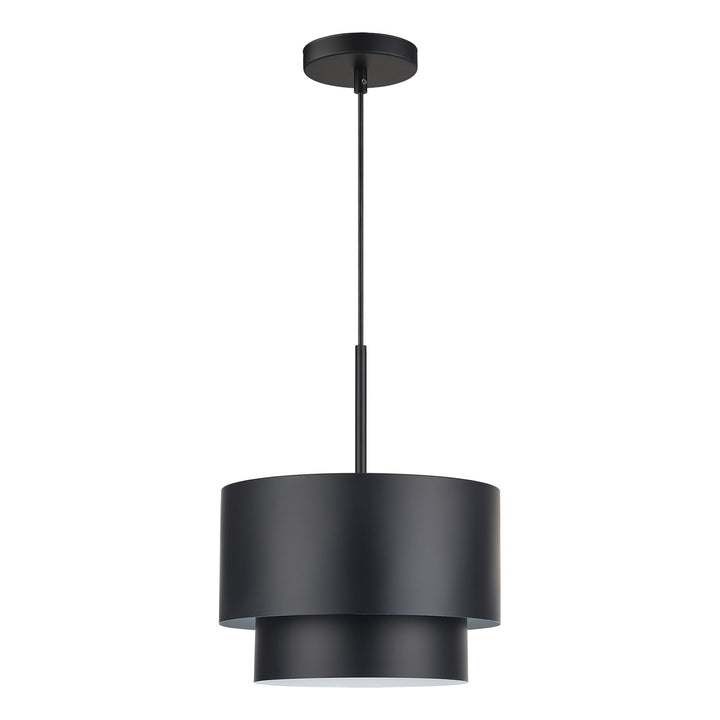 1 Light Black Pendant
