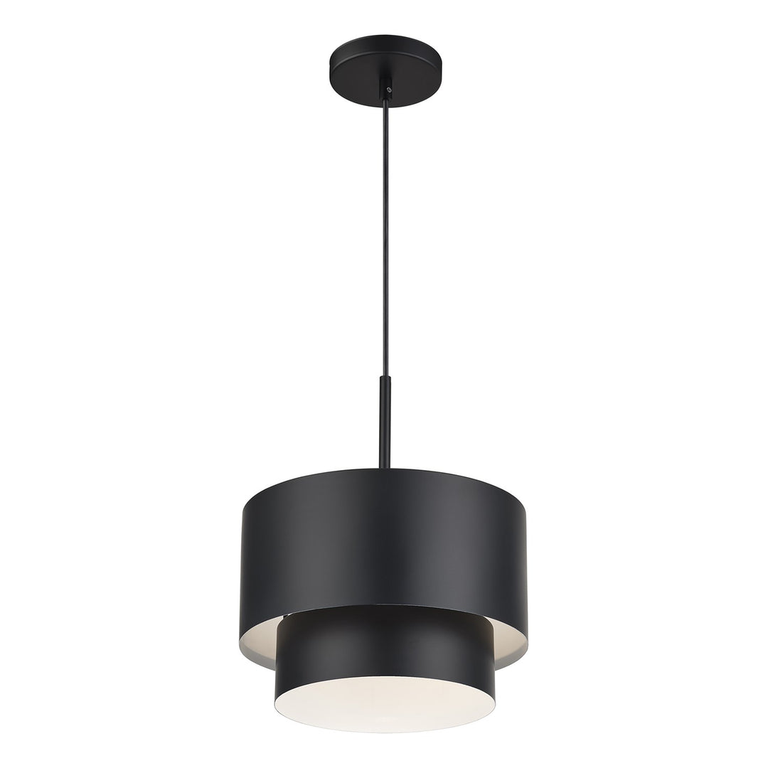 1 Light Black Pendant