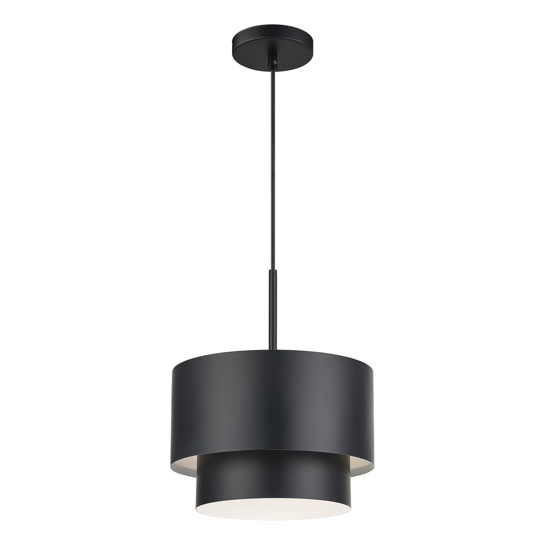 1 Light Black Pendant