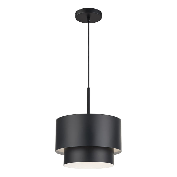 1 Light Black Pendant