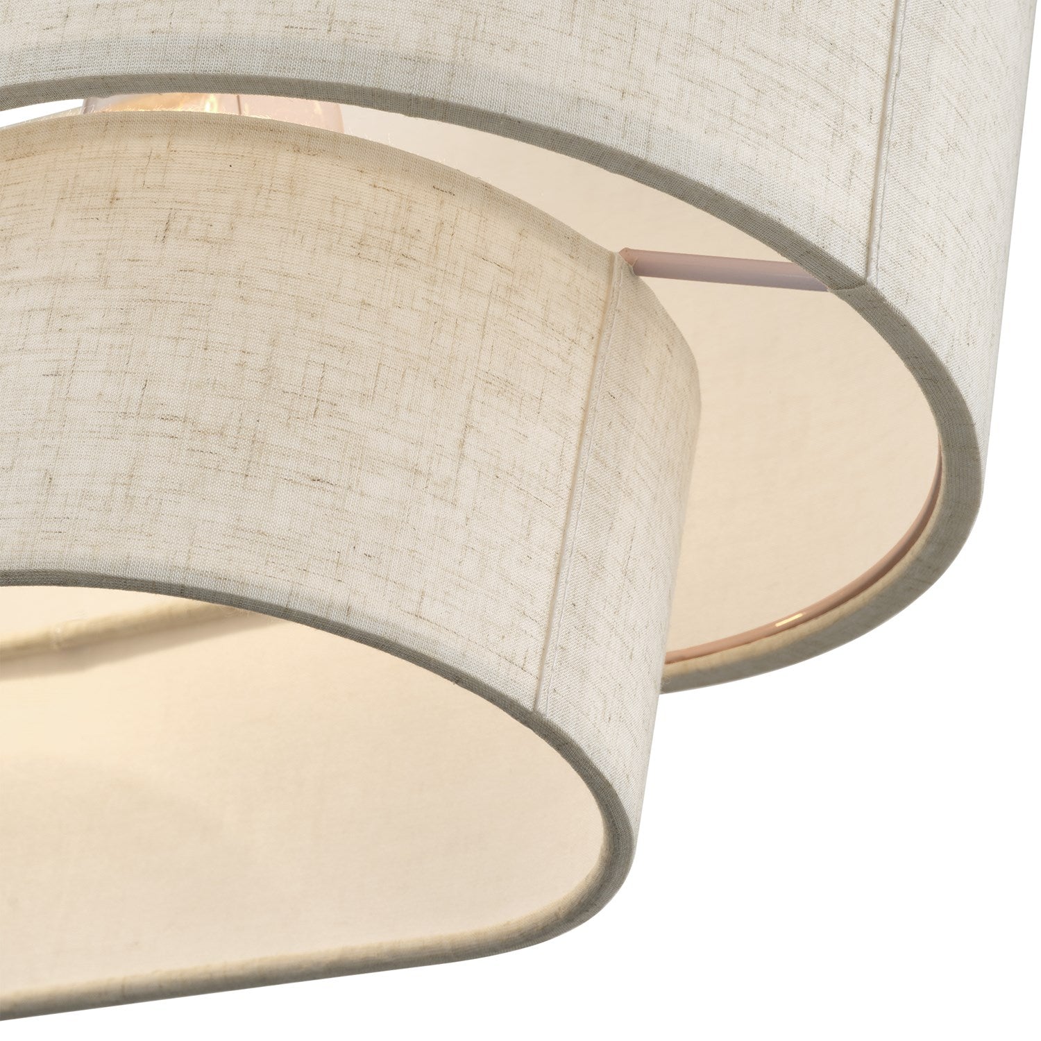 3 Light Antique Brass Medium Linear Chandelier