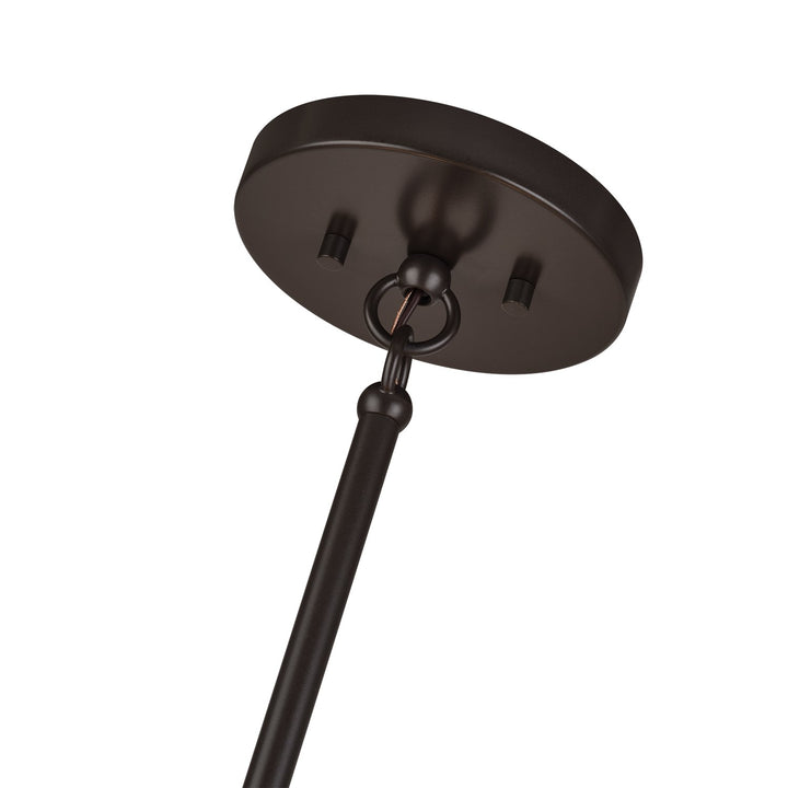 5 Light English Bronze Medium Pendant Chandelier