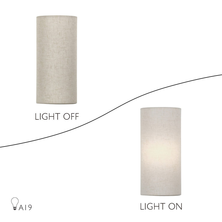 1 Light English Bronze Ada Sconce
