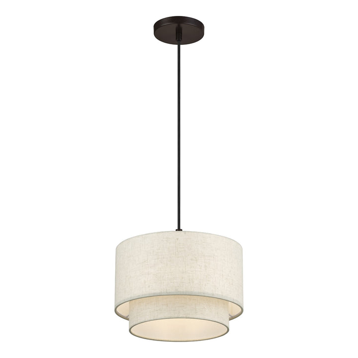 1 Light English Bronze Pendant