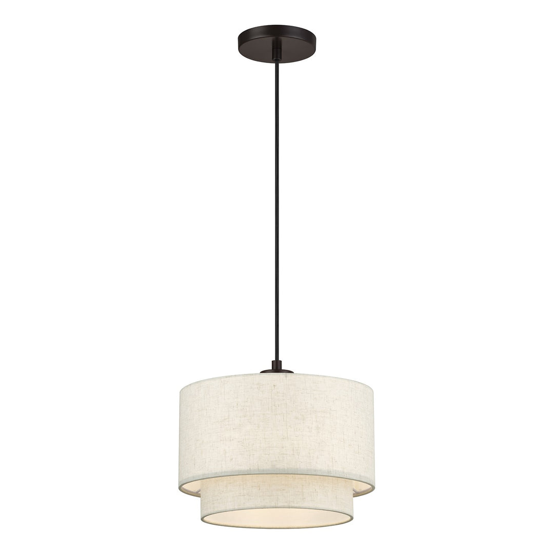 1 Light English Bronze Pendant