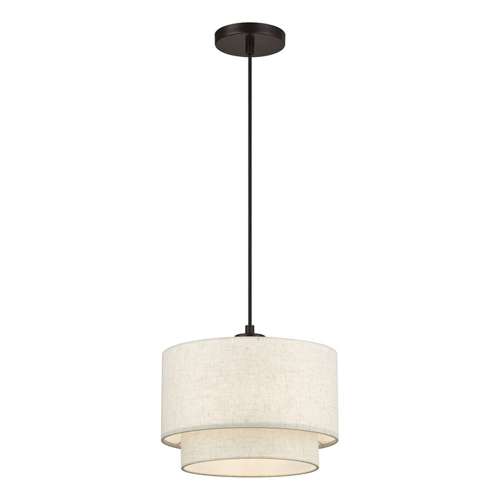 1 Light English Bronze Pendant