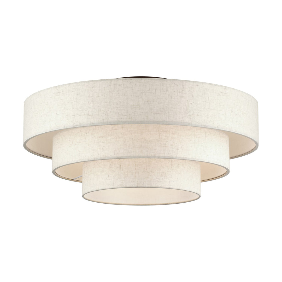 5 Light English Bronze Extra Large Semi-Flush