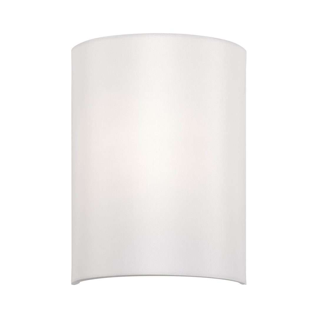 1 Light Shiny White Ada Sconce