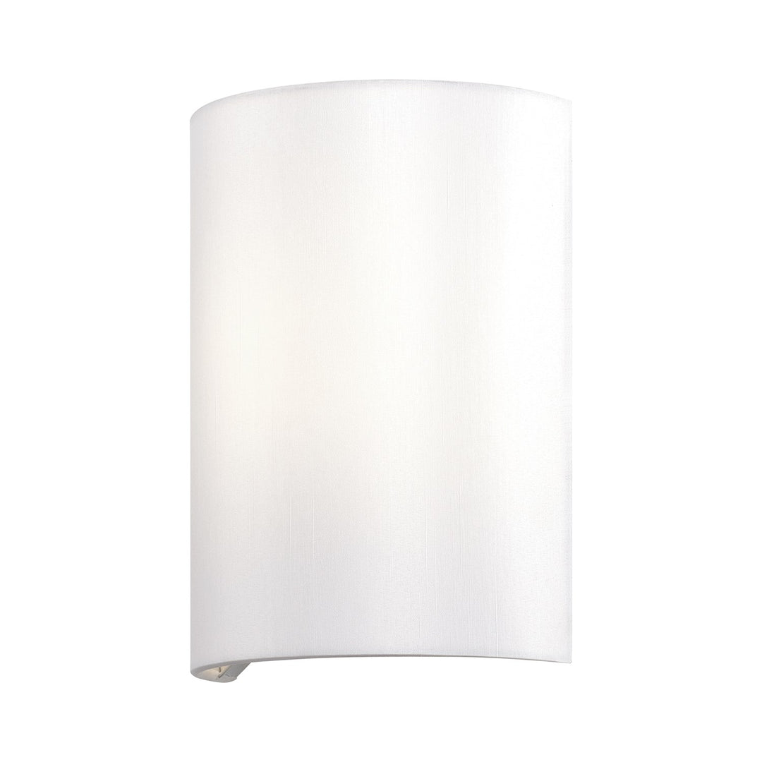 1 Light Shiny White Ada Sconce