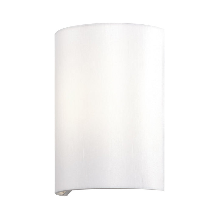 1 Light Shiny White Ada Sconce