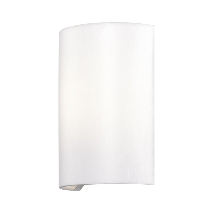 1 Light Shiny White Ada Sconce
