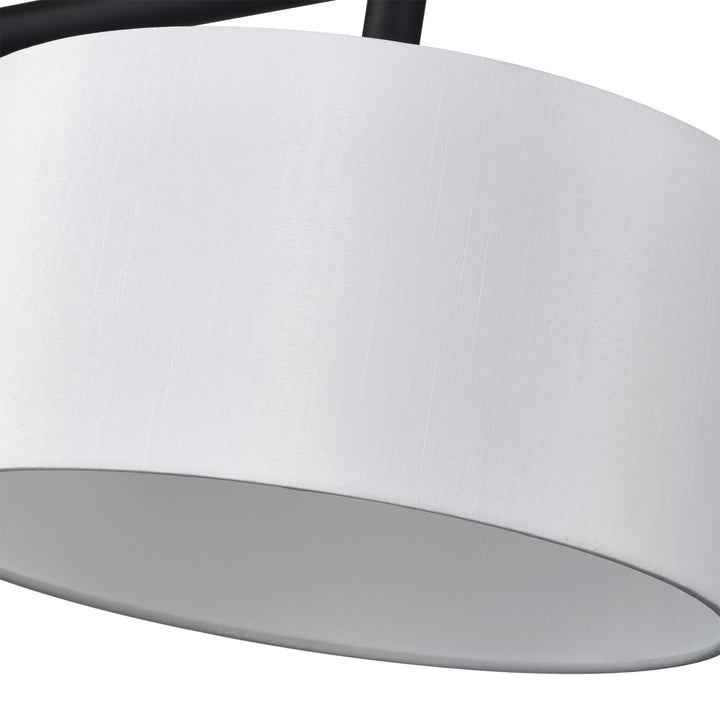 3 Light Black Extra Large Linear Chandelier