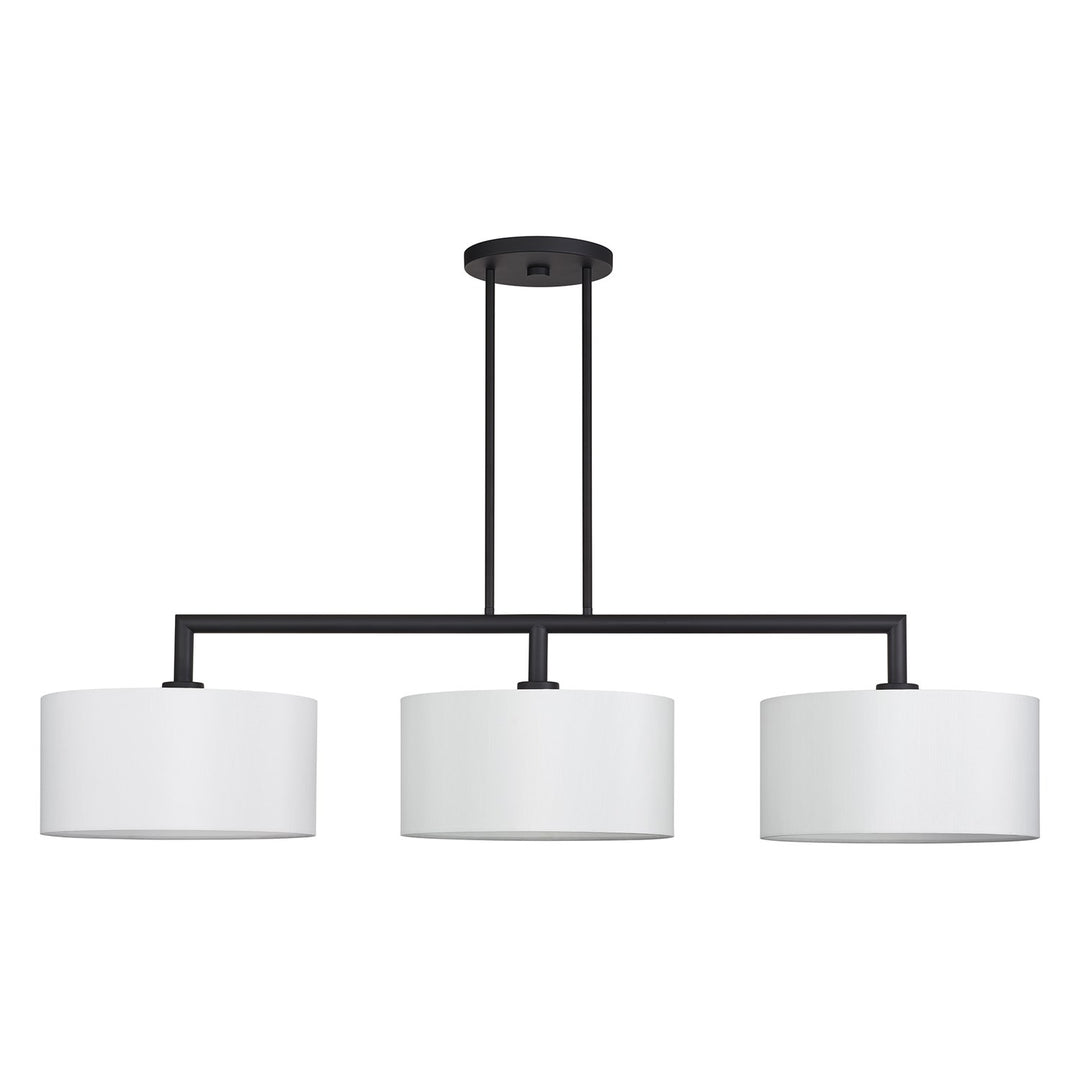 3 Light Bronze Extra Large Linear Chandelier
