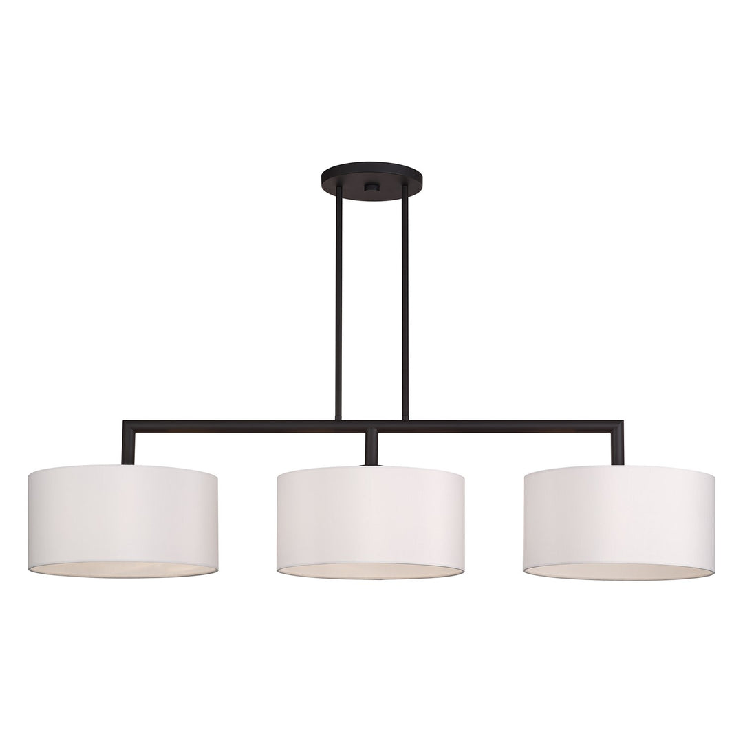 3 Light Bronze Extra Large Linear Chandelier