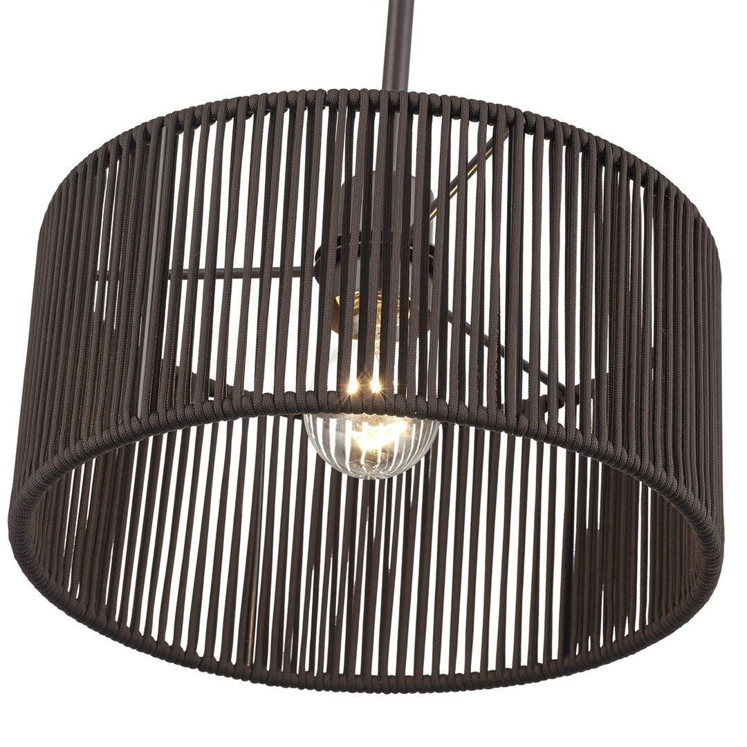 1 Light English Bronze Pendant