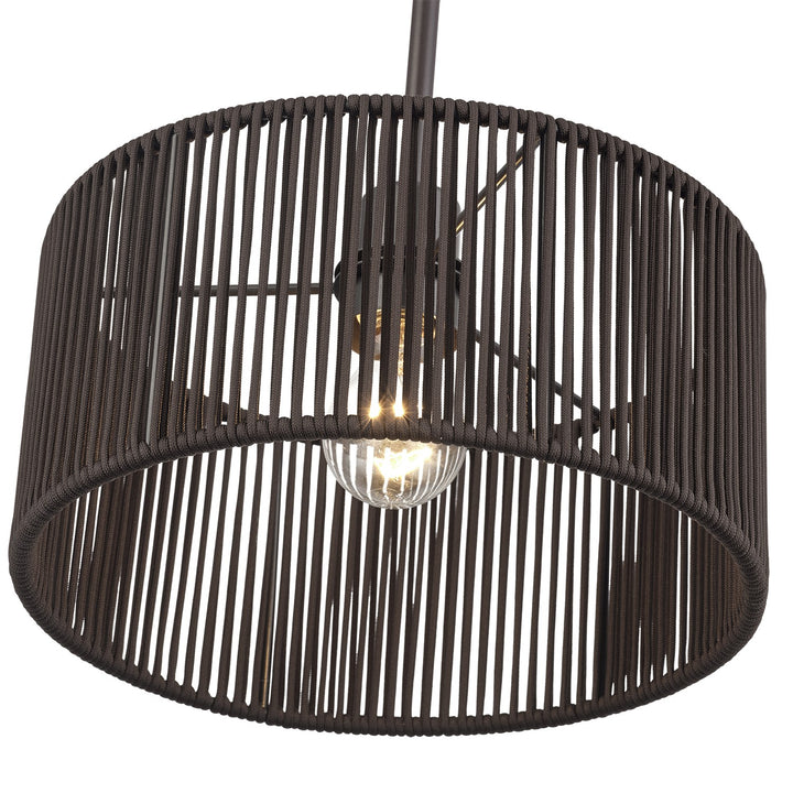 1 Light English Bronze Pendant
