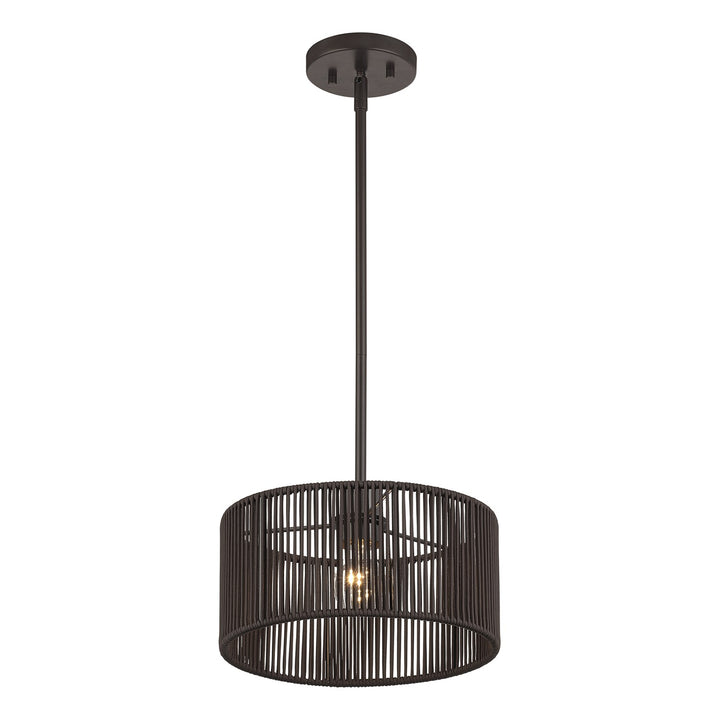 1 Light English Bronze Pendant