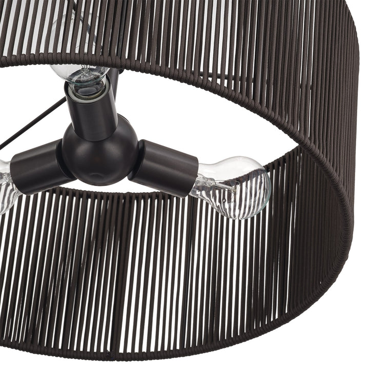 3 Light English Bronze Pendant Chandelier