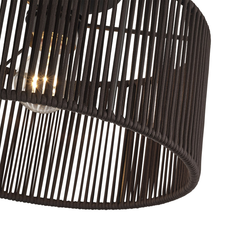 1 Light English Bronze Medium Semi-Flush