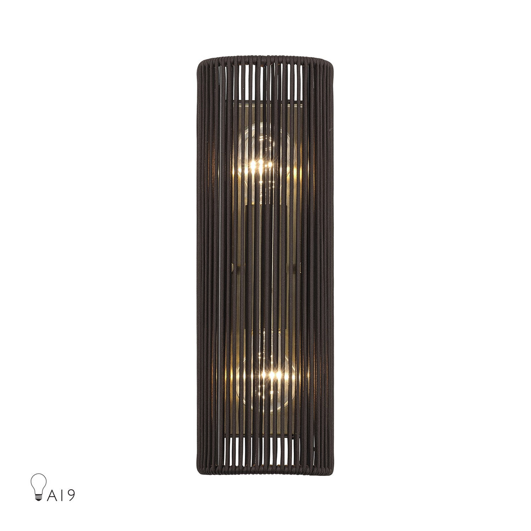 2 Light Antique Brass Ada Sconce by Livex Lighting