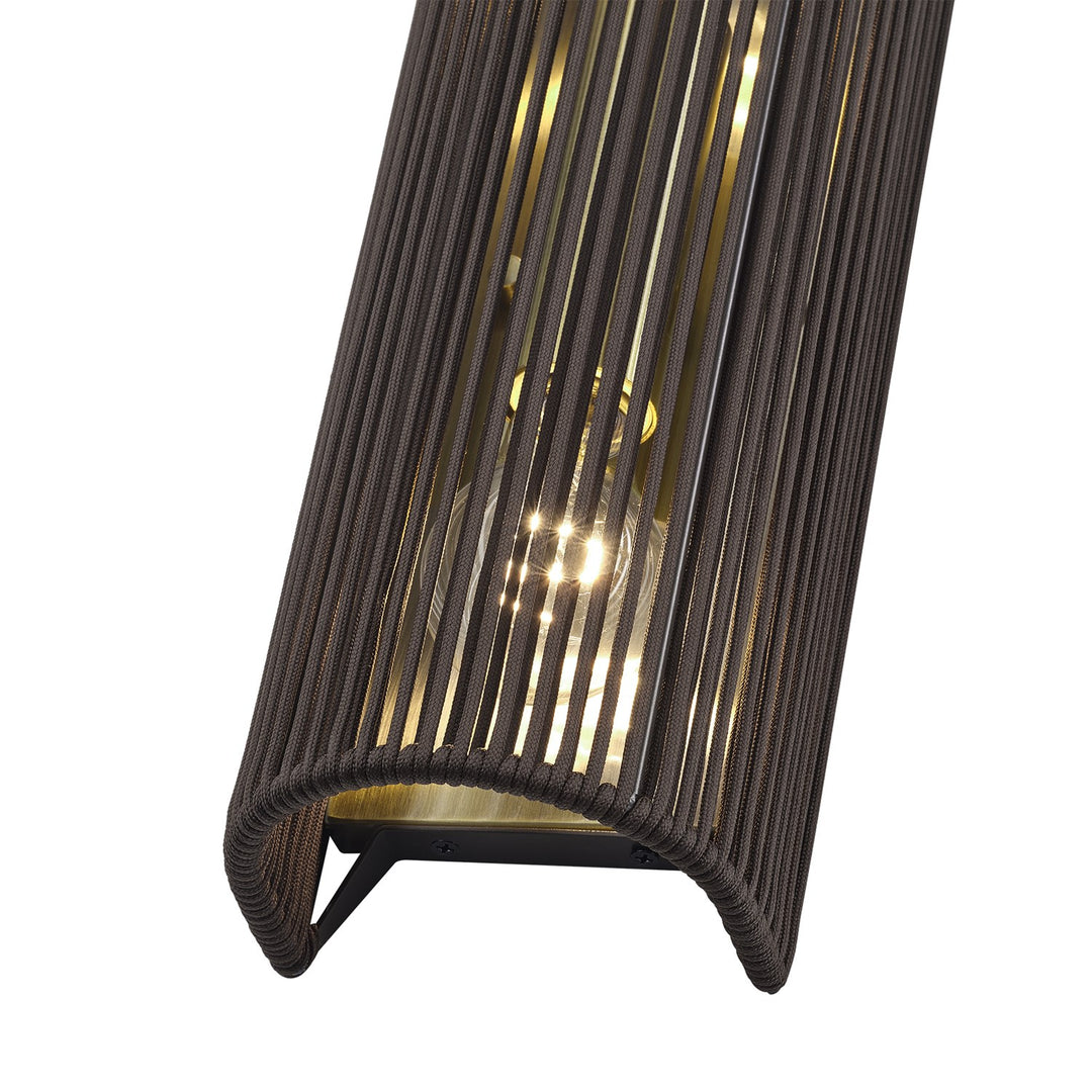 2 Light Antique Brass Ada Sconce