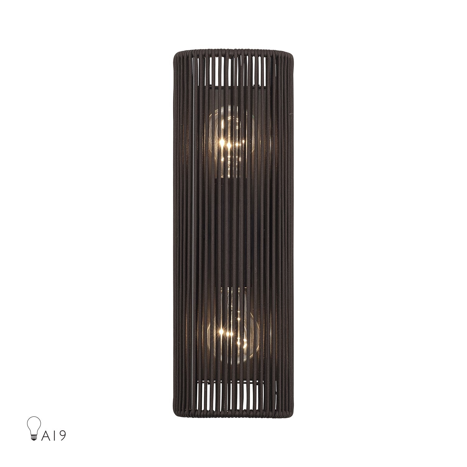 2 Light English Bronze Ada Sconce by Livex Lighting
