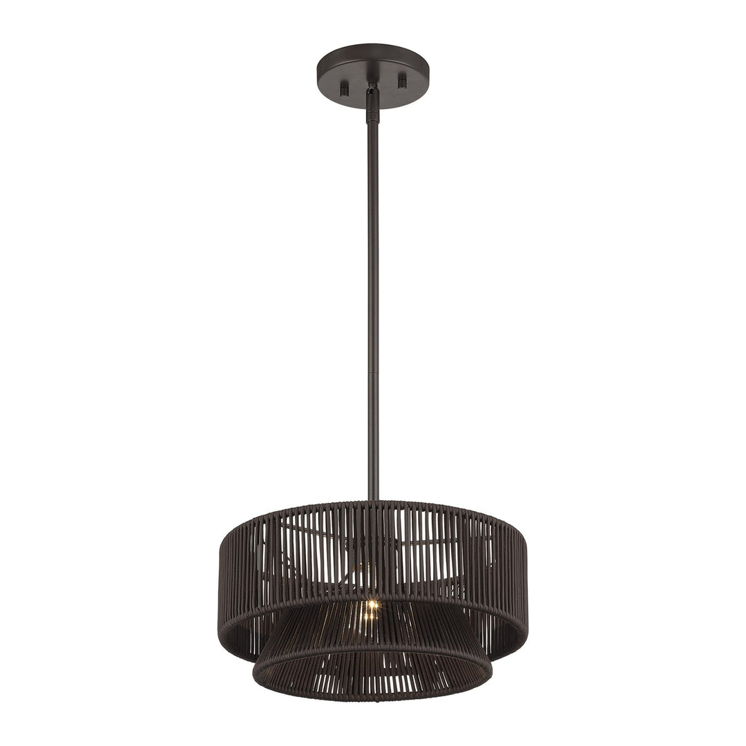 1 Light English Bronze Pendant