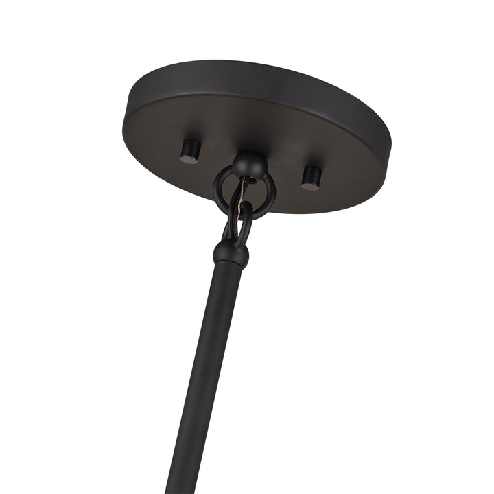 5 Light Black Medium Pendant Chandelier