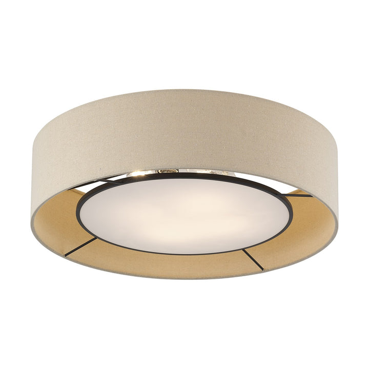 4 Light Bronze Large Semi-Flush