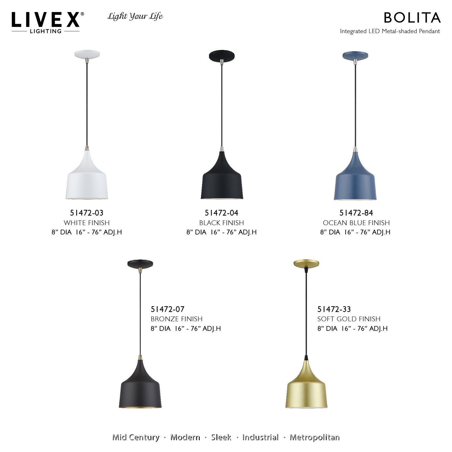 Led White Pendant