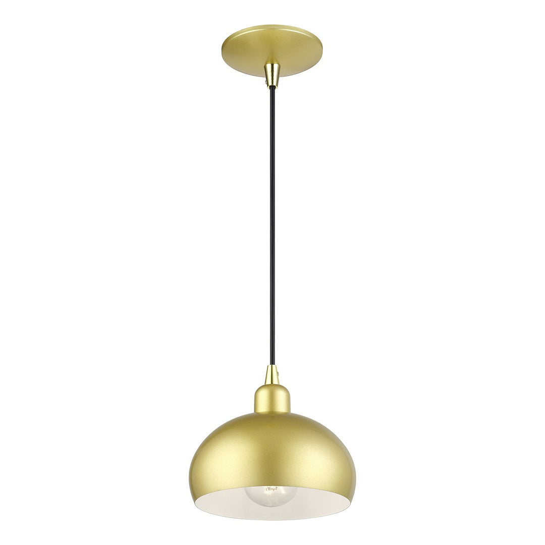1 Light Soft Gold Mini Pendant