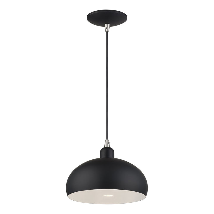 1 Light Black Pendant