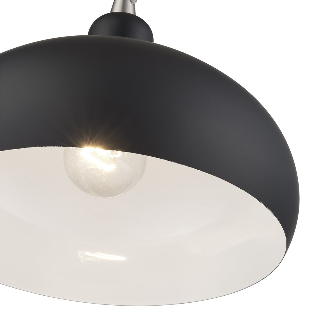 1 Light Black Pendant