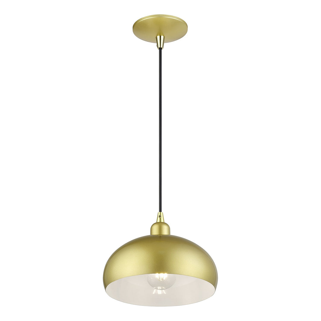 1 Light Soft Gold Pendant
