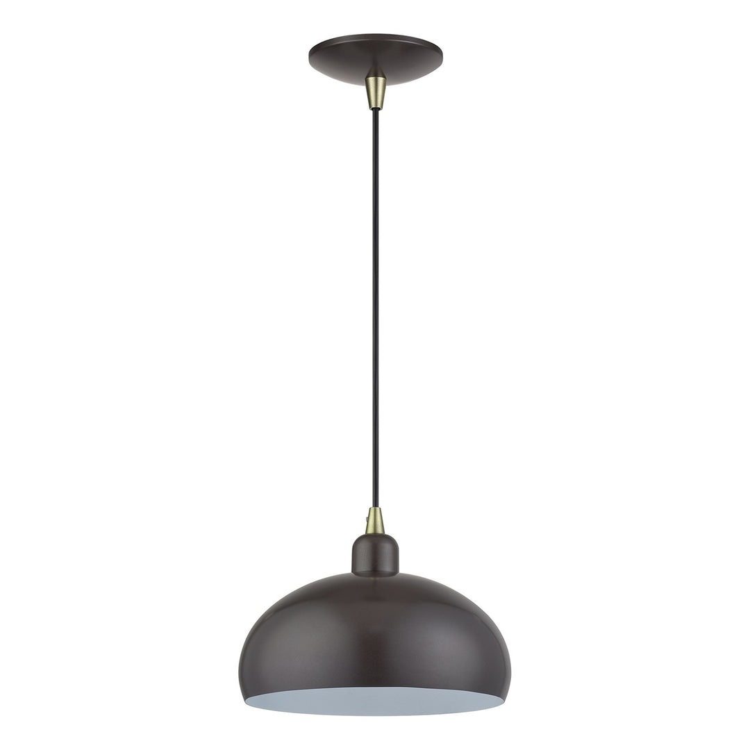 1 Light English Bronze Pendant