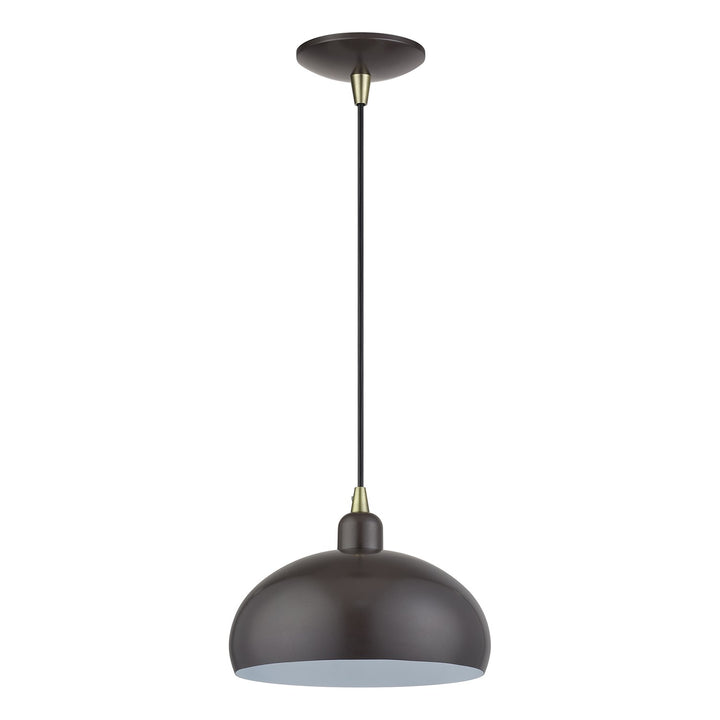 1 Light English Bronze Pendant
